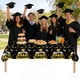 thumbnail image 1 of Mantel desechable para graduación, decoración de mesa para fiestas | Protector de mesa a prueba de derrames | Decoración de pared para fiestas, 1 of 7