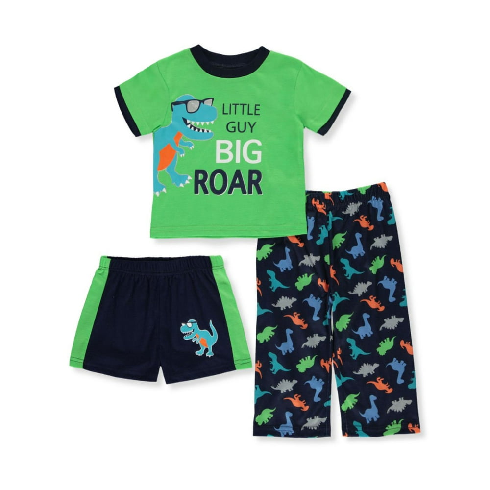 Mon Petit - Mon Petit Boys' Dinosaurs 3-Piece Pajamas (Toddler ...