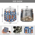 thumbnail image 2 of Yayeee Ashtray with Lid for Cigarette Smokeless Stainless Steel Home Ash Holder, Modern Color Circle, 2 of 7