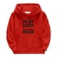 thumbnail image 2 of Gibobby Sudadera con capucha para adolescentes al fútbol americano, regalo deportivo, jugador de Rugby Vintage, deportes Retro, de Rugby para niños y niñ(Rojo, 7-8 Años), 2 of 3