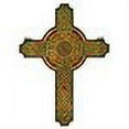 thumbnail image 2 of 79986 Meyda 25"W X 34"H Jeweled Celtic Cross Stained Glass Window, 2 of 2