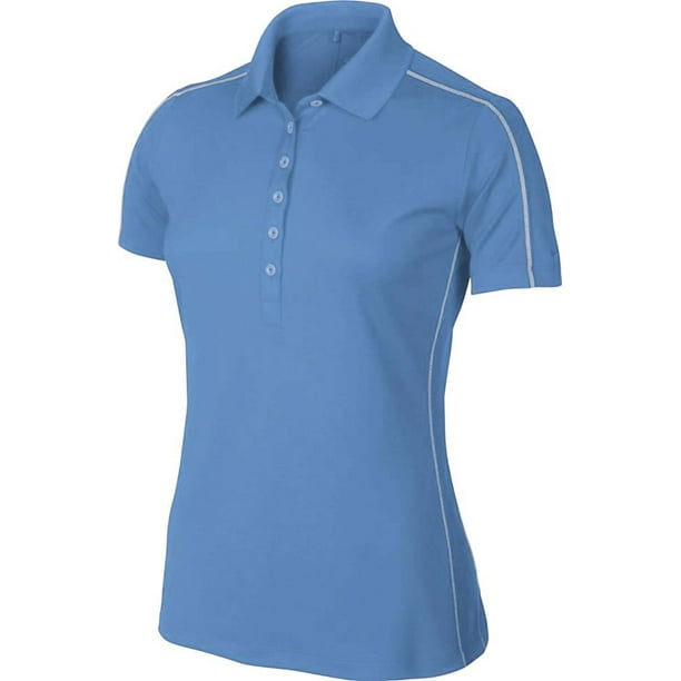Nike Women's Dri-Fit Color Block Golf Polo Shirt - Walmart.com ...