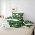 thumbnail image 6 of Manfei Cute Nutcracker Bedding Comforter Set 7 Pieces for Kids, Christmas Tree Snowflake Queen Bedding Sets, Green Merry Xmas Queen Sheet Sets, Ultra Soft Home Decor, 6 of 8