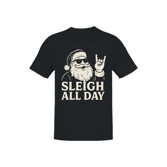 Santa Cool Sleigh All Day Men's T-shirt