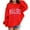 Red, variant on Hoodies for Girls City Name Letter Print Grey Hoodie Casual Long Sleeve Classic Hoodie Fall Clothes Boys 5-6 Years Clothes