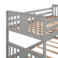 thumbnail image 4 of Gray Twin Over Twin Bunk Bed with Ladder, 4 of 8