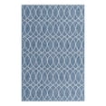 thumbnail image 2 of Unique Loom Outdoor Trellis Collection Area Rug - Gitter (5' 3" x 8' Rectangle Blue/Ivory), 2 of 6