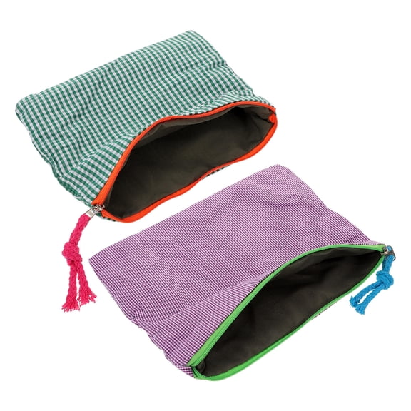 ELAYARD Large Capacity Travel Makeup Bag Assorted Color Portable Organizer 2Pcs