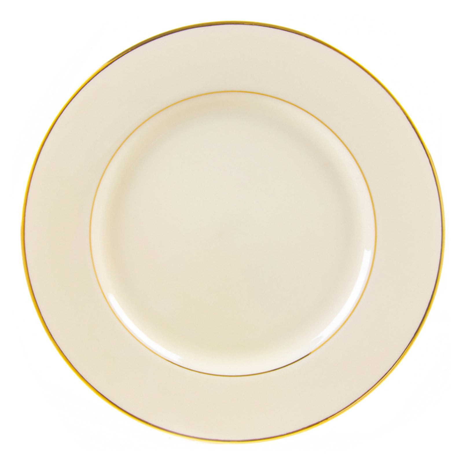 10 Strawberry Street Cream Double Gold Bread and Butter Plates Set of