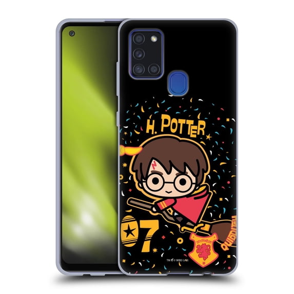 Head Case Designs Officially Licensed Harry Potter Deathly Hallows I Quidditch Broom Soft Gel Case Compatible with Samsung Galaxy A21s (2020)