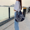 thumbnail image 3 of KLKCMS Shoulder Bag, Crossbod, Single Shoulder Strap Satchel Closure Tote with Black, 3 of 9