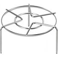 thumbnail image 1 of Olla a presión Salvamanteles Olla Sartén Soporte para cocinar Alimentos Vegetales Cangrejo Alambre alto Rejilla para cocinar al vapor de acero inoxidable resistente Utensilios de cocina, Plata, 1 of 7