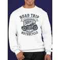 thumbnail image 2 of Motorcycle Vintage Poster Sweatshirt Men -Image by Shutterstock, Male 5X-Large, 2 of 4