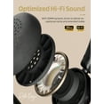 thumbnail image 5 of iKF R1 Wireless Retro Wireless Headphones Bluetooth 5.3 APP Custom Sound 60 Hours Playtime Game Mode Noise Isolation Built-in Microphone Throwback 80s 90s Design (Black Gold), 5 of 8