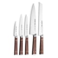 thumbnail image 3 of Schmidt Brothers® Cutlery Brass Walnut, 6-Piece Knife Block Set, 3 of 4