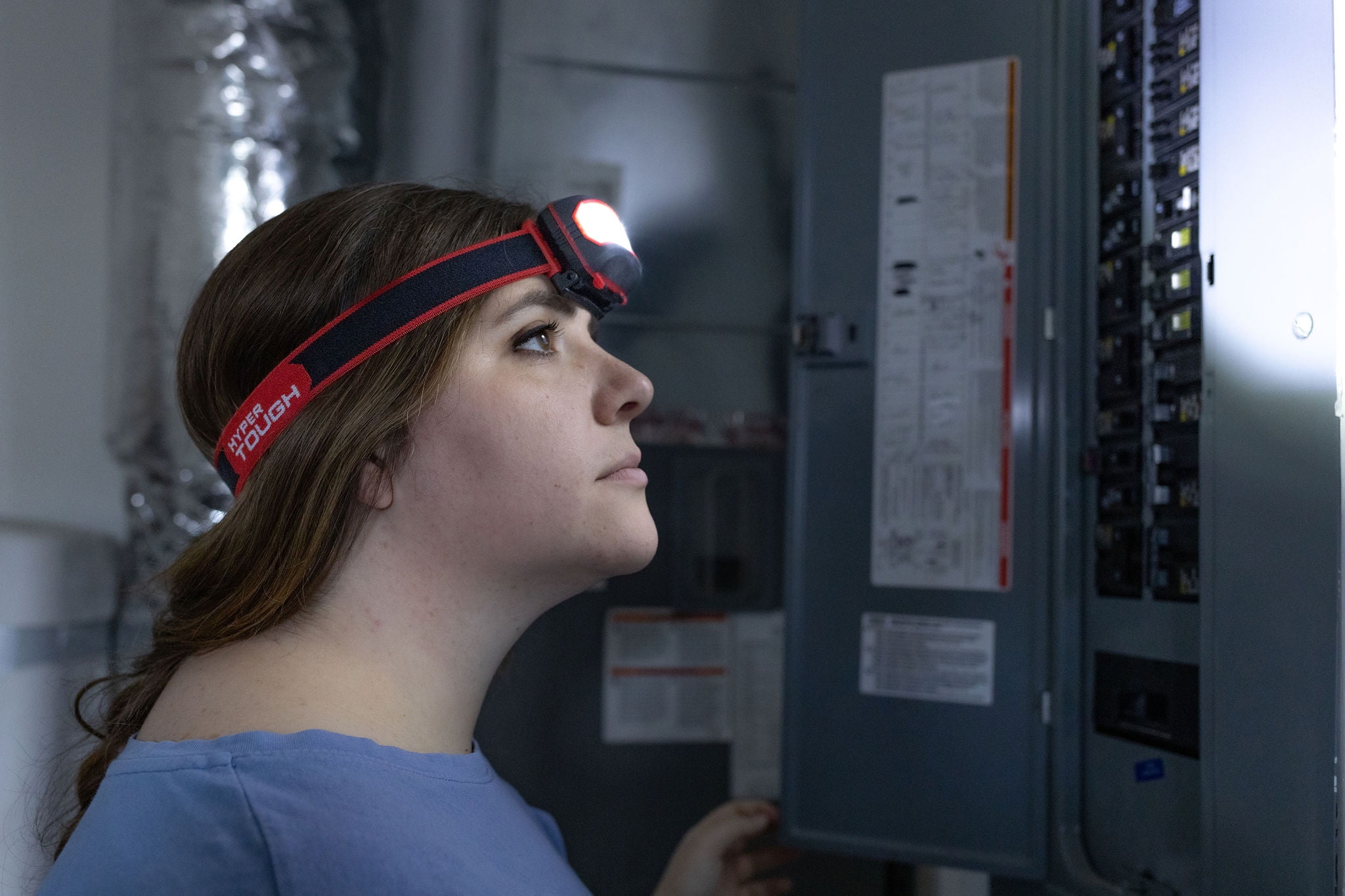 Hyper Tough 300Lumens LED Battery Powered Headlamp with 5 M