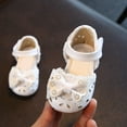 thumbnail image 5 of Mostsola Toddler Bow Mary Jane Shoes Girls Cute Princess Dress Flats Non-Slip Walking Shoes, 5 of 8