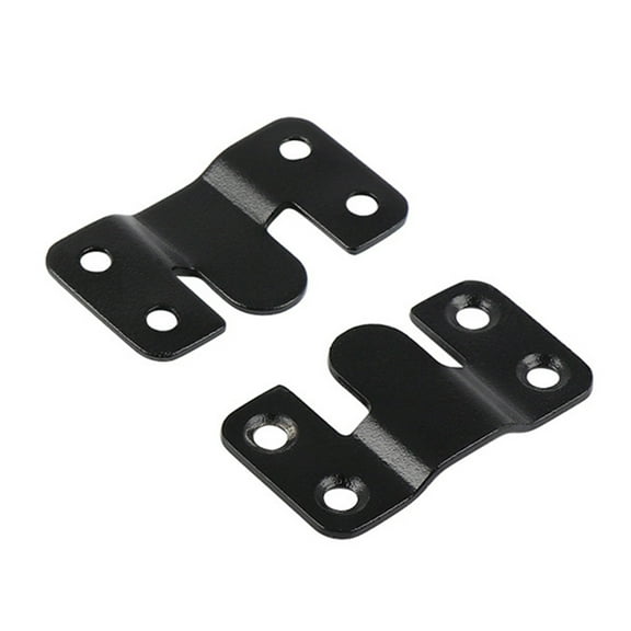 2 Pieces Flush Mount Bracket Interlocking Furniture Stainless Steel Connector 54x30mm /19x44mm Size Large Picture Hanger