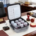 thumbnail image 1 of Blinkol Boîte de Rangement Portable pour Timbres de Bureau, Sac de Rangement pour Documents 21cmx20cmx11cm, 1 of 9