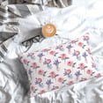 thumbnail image 6 of Kdxio Cotton Pillow Cases 16"x24" Pillowcases,Soft and Breathable Bedroom Pillow Cases-Lavender Flowers, 6 of 8