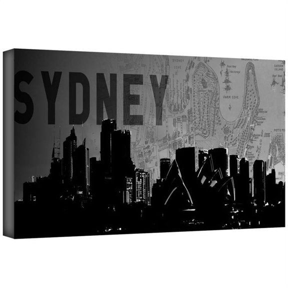 ArtWall Art Sandcraft "Sydney" Gallery-Wrapped Canvas