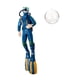 thumbnail image 4 of Figura de buzo en miniatura con bola, adorno de juguete, modelo de buceo, figura de buzo, decoración para pecera, colección de acuarios. Azul 35 x 32 x 122 cm, 4 of 10