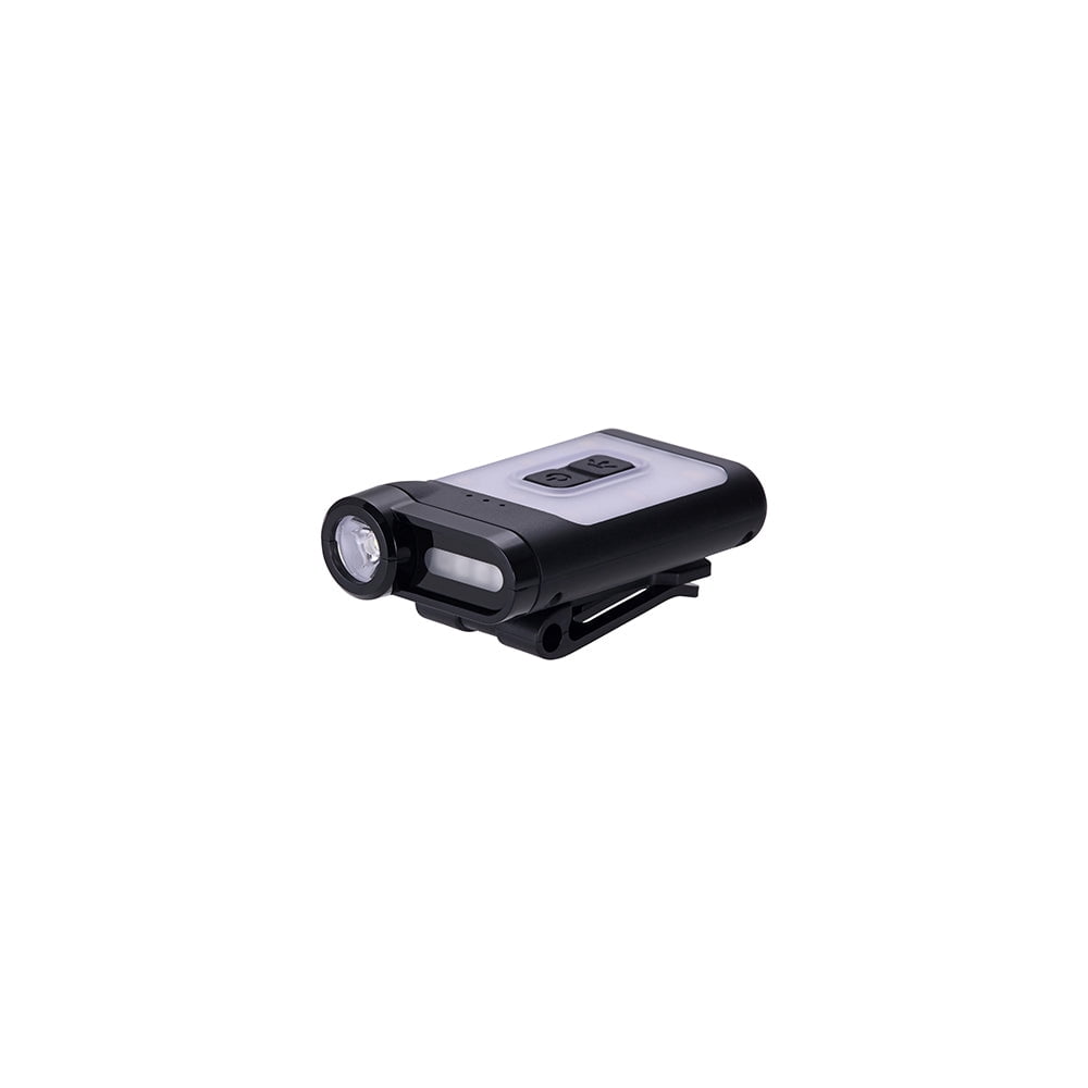 Claymore Capon 65A+ (Black) - LED Rechargeable Clip-On Cap Headlamp, Lightweight Hat Light for Camping, Running, Hiking, Emergency & Industrial Use, Waterproof, USB-C, Up to 19 Hours of Battery Life.