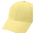 thumbnail image 4 of Helii Quick Dry Baseball Cap – Breathable Mesh Running Hat for Men Women, Lightweight Polyester Sports Cap, Adjustable Outdoor Sun Hat for Hiking Fishing Golf Walking Light Yellow,One Size, 4 of 9