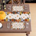 thumbnail image 3 of Spooky Pumpkin Halloween Placemats Set of 4 Table Mats for Party Home Kitchen Dining Table Decorations 12x18 Inch, 3 of 5