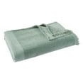 thumbnail image 3 of Better Homes & Gardens Woven Chenille Colorblock Throw Blanket, Green River, Oversize Throw, 3 of 6