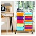 thumbnail image 2 of REKHH 15-Drawer Rolling Storage Cart, Multipurpose Movable Organizer, Utility Cart for Home, Office, School, Multicolored, 2 of 9