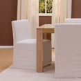 thumbnail image 2 of Chesnee Dining Chair with Long Slipcover, Bone MB2405-01 (2 Pack), 2 of 7