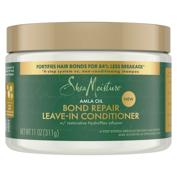 Shea Moisture Bond Repair Leave-In Conditioner Amla Oil To Strengthen And Repair Curls With Restorative Hydroplex Infusion 8 Oz
