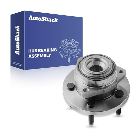 AutoShack Front Wheel Hub Bearing Assembly Left or Right without ABS Replacement for 2005-2010 Dodge Dakota 2006-2009 Mitsubishi Raider 1-PC