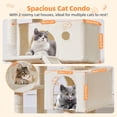 thumbnail image 4 of Árbol para Gatos Taoqimiao MS026LM 180 cm con 8 postes de rascado de sisal, 4 of 9