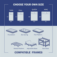 thumbnail image 4 of Furniture of America Mellie Mattress Ready Faux Leather White Full Kids Bed with 6" Mattress, 4 of 10