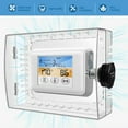 thumbnail image 6 of Shoreew Clear Large Thermostat Box Cover with Password Lock High Strength Easy to Install AC Lock Box Cover Thermostat Protector, 6 of 7