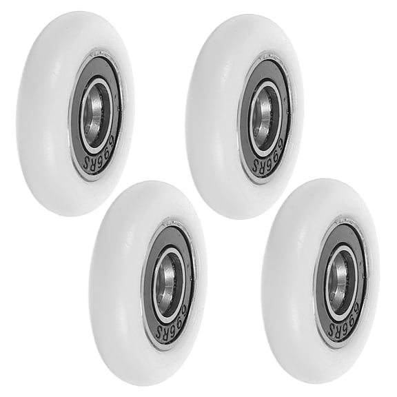 Luxshiny 4PCS Durable Design Shower Roller Wheels for Sliding Glass Doors Bathroom Use