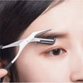 thumbnail image 2 of Nogis 1 Pcs Professional Precision Trimmer Eyebrow Shear Scissors Hair Remover with Eyebrow Comb and Non Slip Finger Grips for Men, 2 of 7