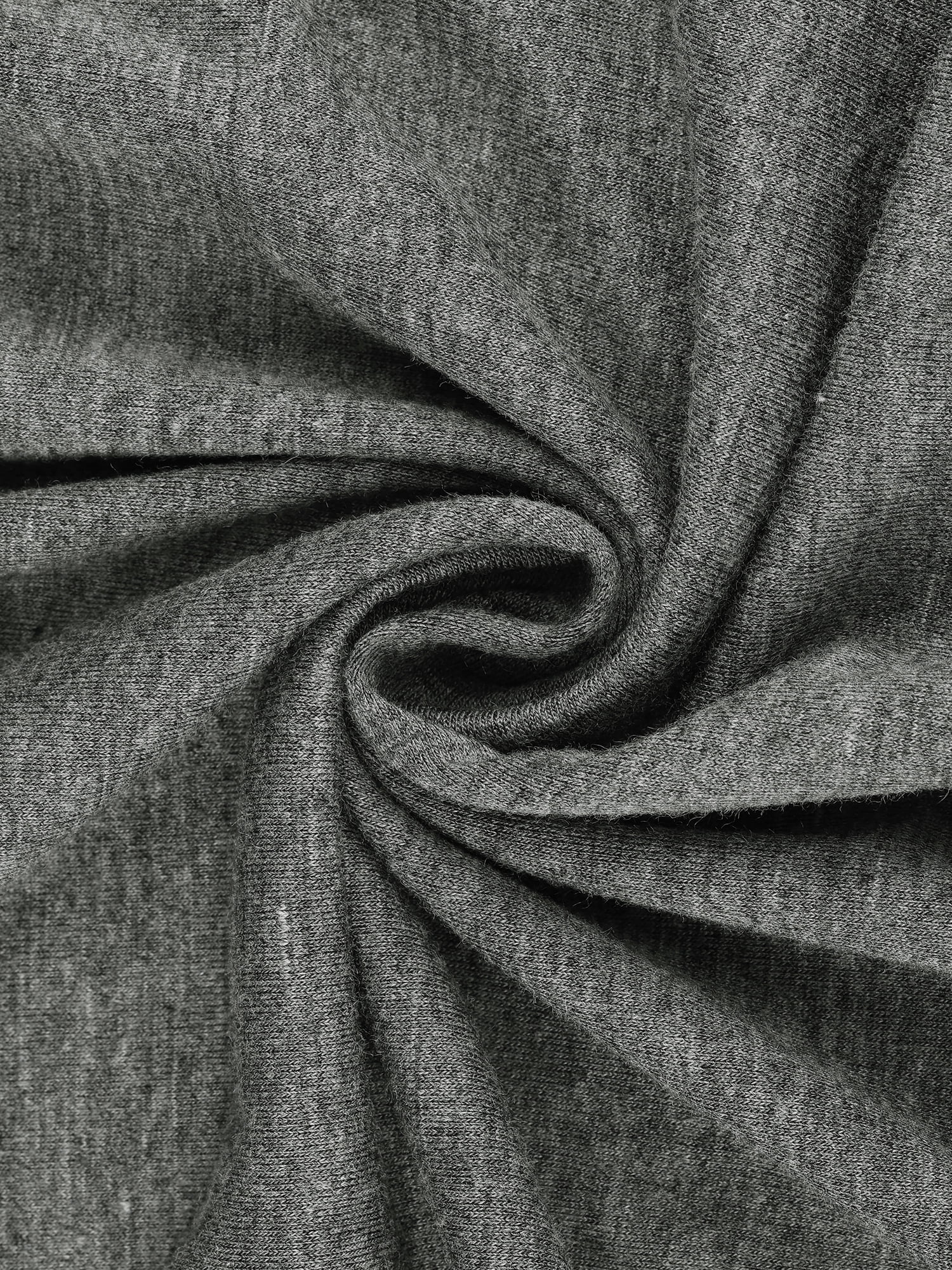 DARING DIVA Women's Flowy Cotton Wide Leg Lounge Pants M Gray and Black