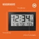 thumbnail image 5 of Reloj de pared MARATHON Atomic con retroiluminación automática de 25 cm, 5 of 8