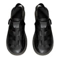 thumbnail image 2 of Verano Mujer Señoras Plana Cerrada Sandalia Suave Cómodo Mujer Plano Cerrado Zapatos Negro 37, 2 of 12