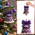 thumbnail image 5 of CY5O5ee DIY Crochet Bell Ornaments for Christmas Tree Hanging Hand Knitted Holiday Decor Gift Beginner Craft Decor for Friends Hanging Ornaments, 5 of 8