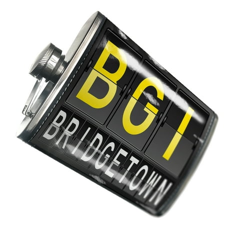 

NEONBLOND Flask BGI Airport Code for Bridgetown