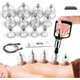 thumbnail image 1 of Cupping Therapy Set w/ 12 Massage Cups for Back Pain Relief Physical Therapy with Hand Pump, 1 of 5