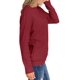 thumbnail image 4 of Sudadera informal de cuello redondo de color puro para mujer$ Camiseta informal de cuello redondo de color puro de otoño$Top informal de cuello redondo de otoño para mujer Fokelyi HMHZ1849-8, 4 of 5