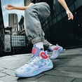 thumbnail image 7 of Novetra Men's Basketball Shoes Comfortable Fashion Athletic Sneakers Breathable Non Slip Lace up Shoe Running - BLUE_6, 7 of 7
