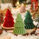 thumbnail image 1 of Vela Aromática Navideña con Forma de Árbol | Decoración para El Hogar | Diseño Giratorio | Cera Verde | 8,8 X 6 Cm | Ambiente Festivo, 1 of 6