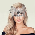 thumbnail image 5 of Unique Bargains 1 Pc Eagle Party Mask Silver Tone Plastic, 5 of 5