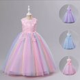 thumbnail image 2 of Vestido de niña Vestido de princesa infantil Vestido de novia Actuación de piano Pasarela Vestido de niña de las flores de un año, 2 of 5